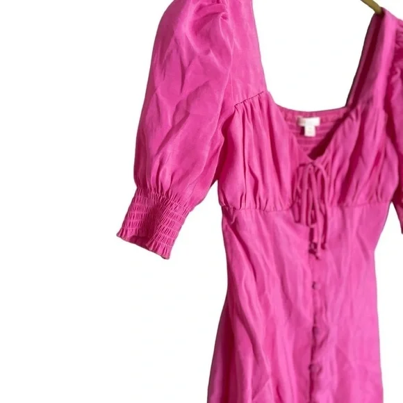 Gianni Bini GB Bubblegum Barbie Pink Dress XS - Picture 3 of 6